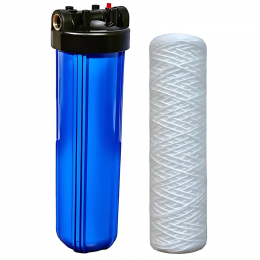 Колба фильтра для холодной воды Koer KV-30-1 ВВ20 (колба, картридж PPR нить) 8 атмосфер 1